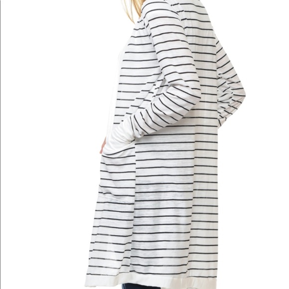 ❗️LAST ONE LARGE ❗️Open Cardigan with Thumb Hole - Picture 5 of 6